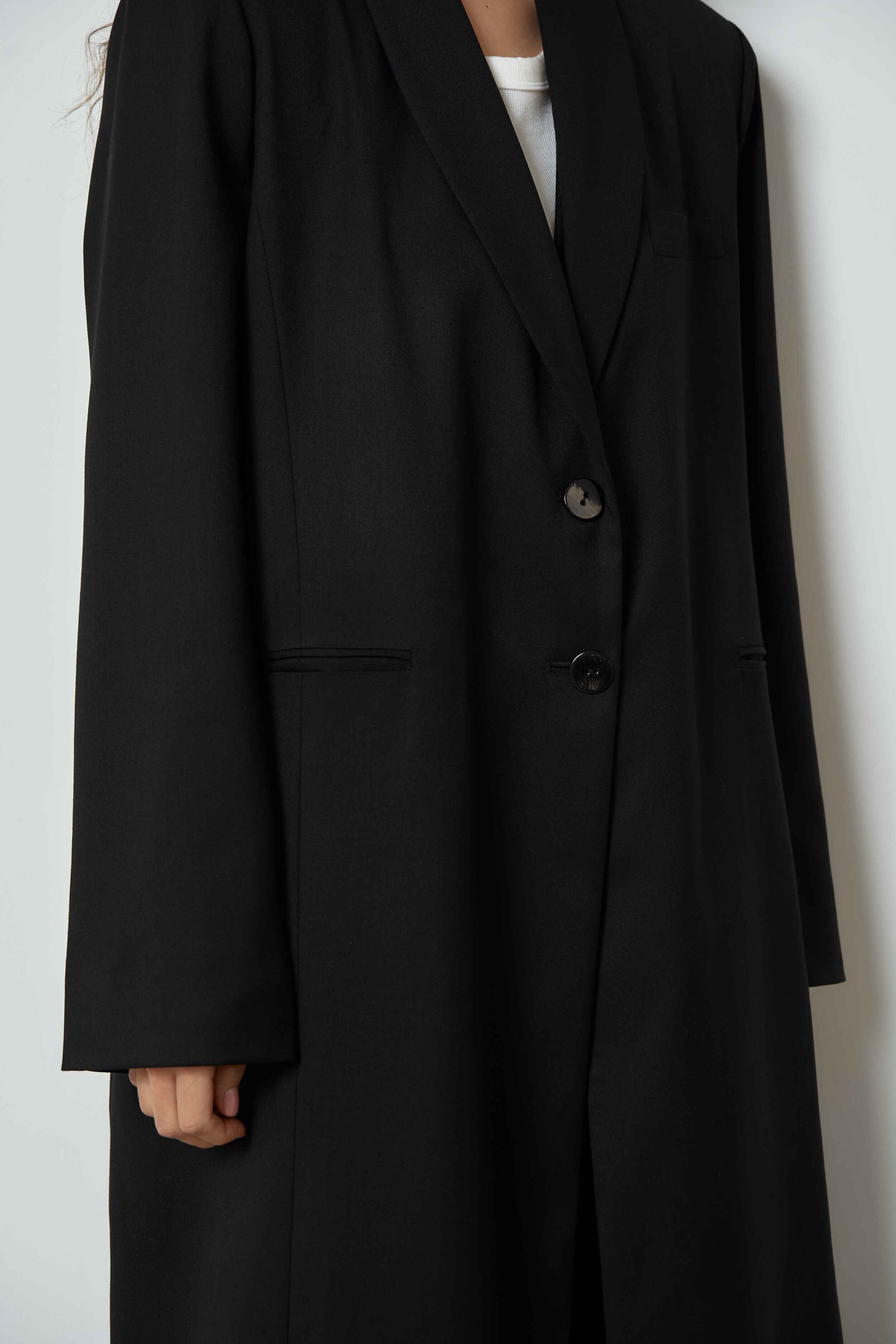 The Santal blazer in twill blend