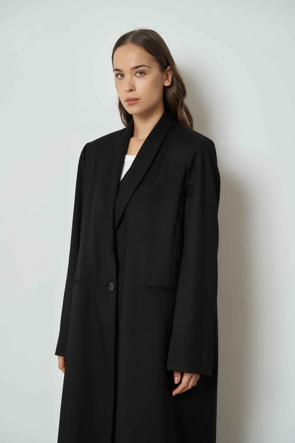 The Santal blazer in twill blend