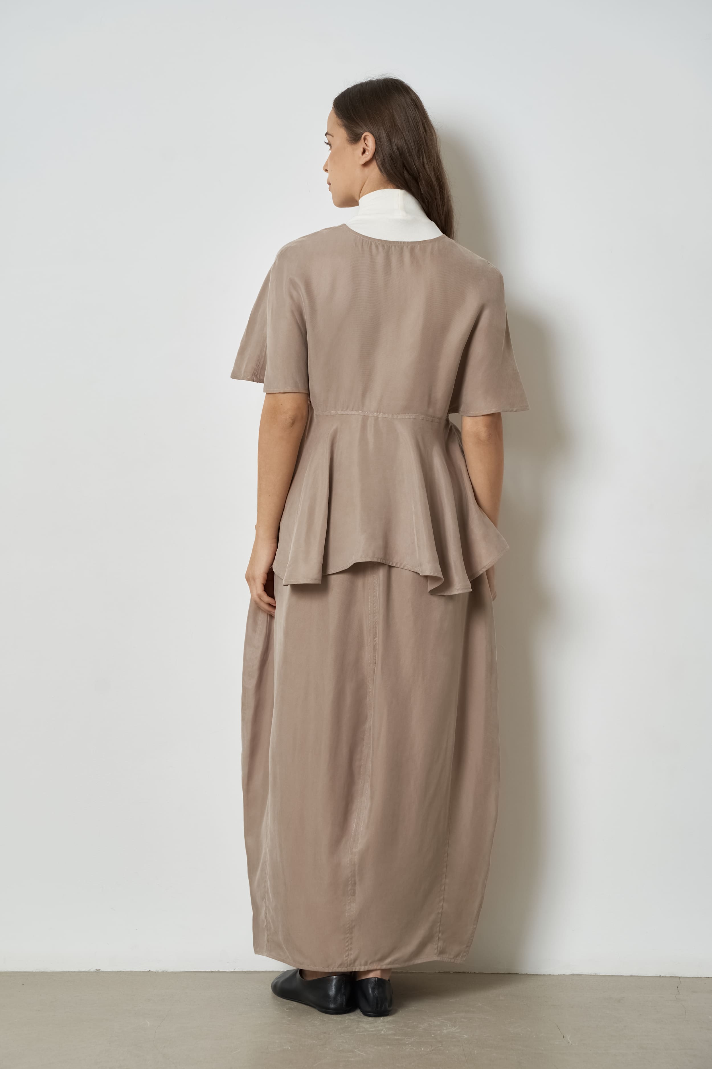 The Clover skirt in cupro
