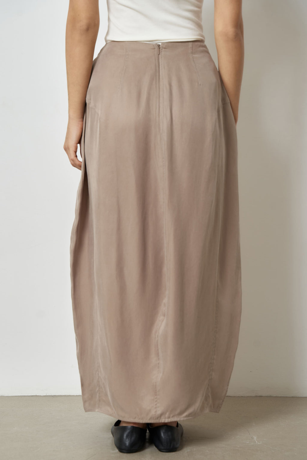 The Clover skirt in cupro