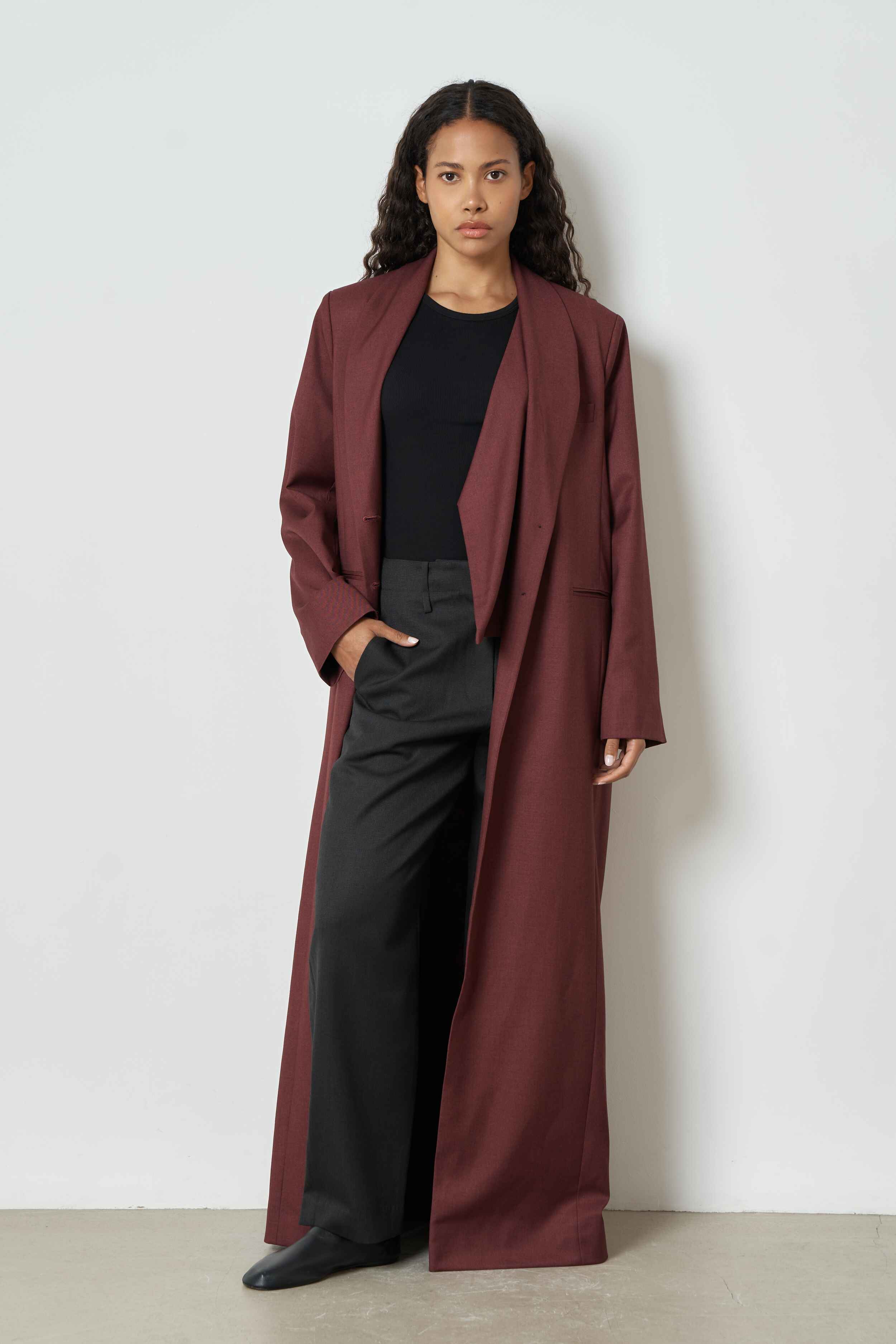 The Santal blazer in twill blend
