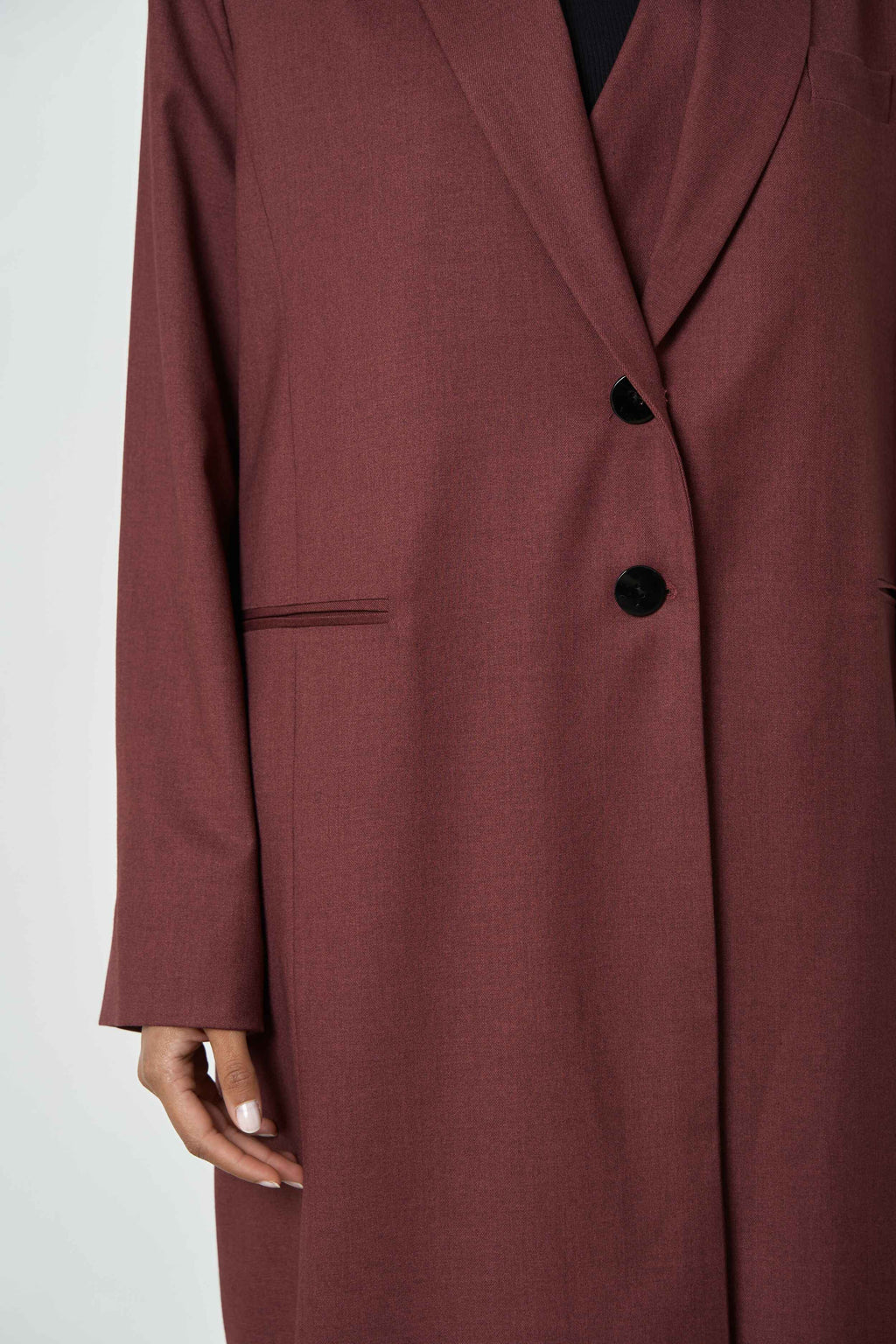The Santal blazer in twill blend