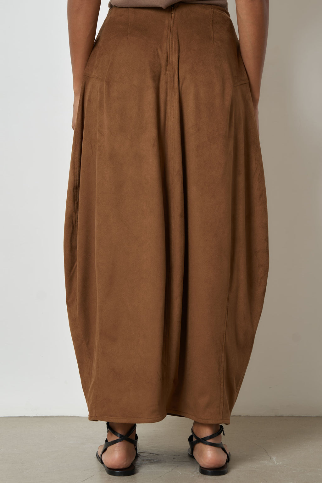 The Clover skirt in vegan suede
