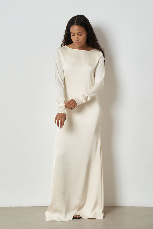 The Azalea dress in satin